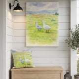 Country Geese — Calming Country Artwork
