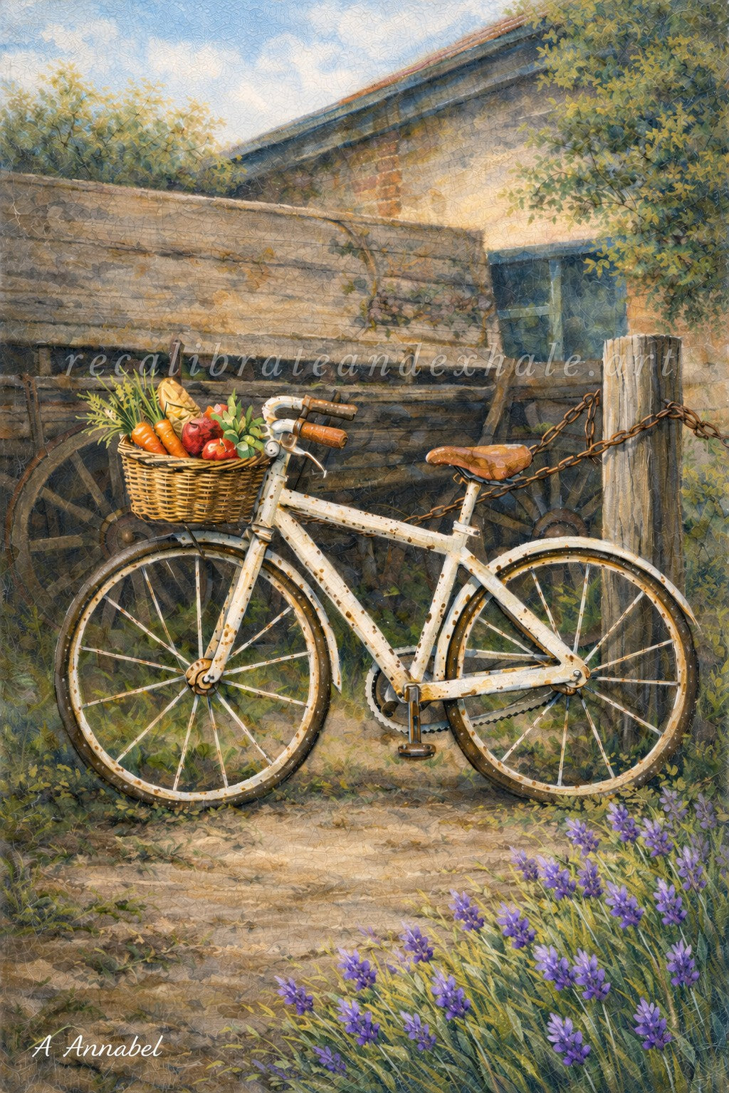 Lavender Lane – Rustic Country Wall Art