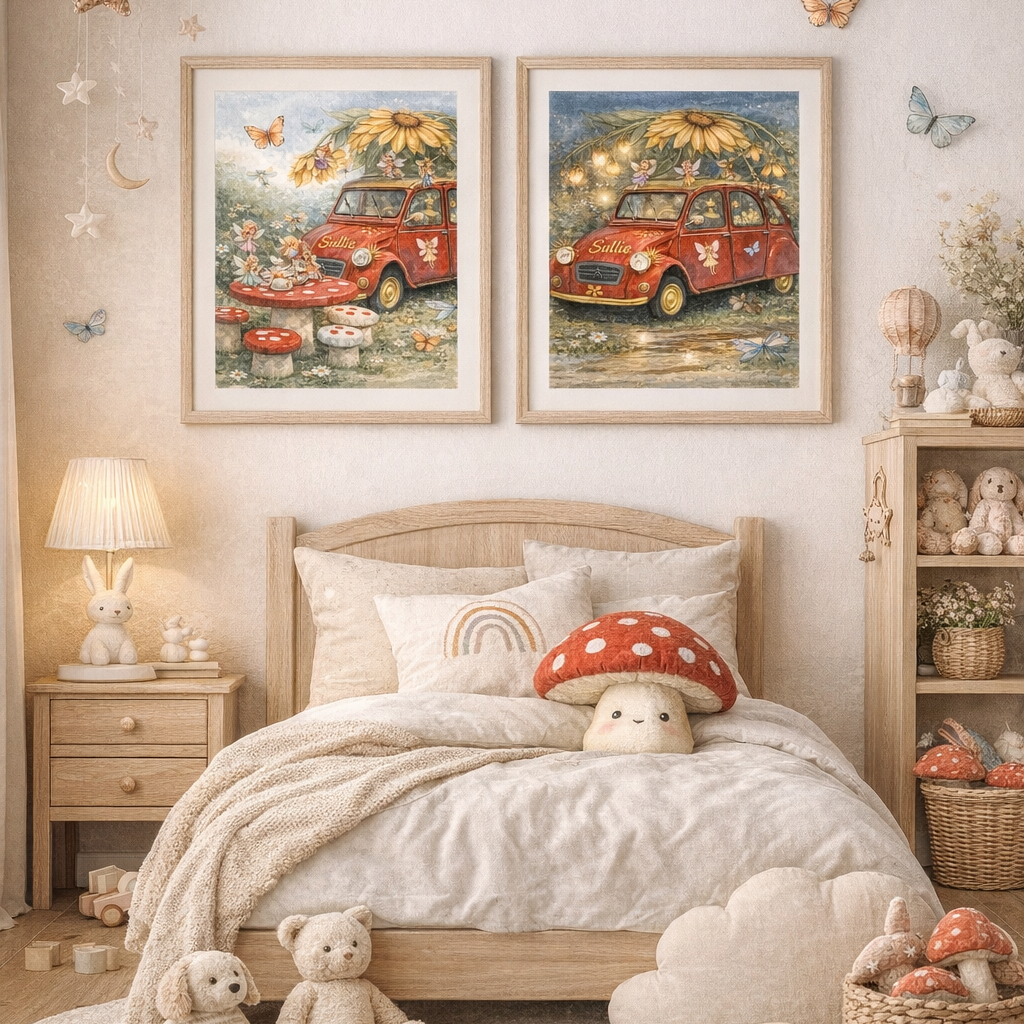 Sullie's Fairy Garden – Storybook Magic Wall Art