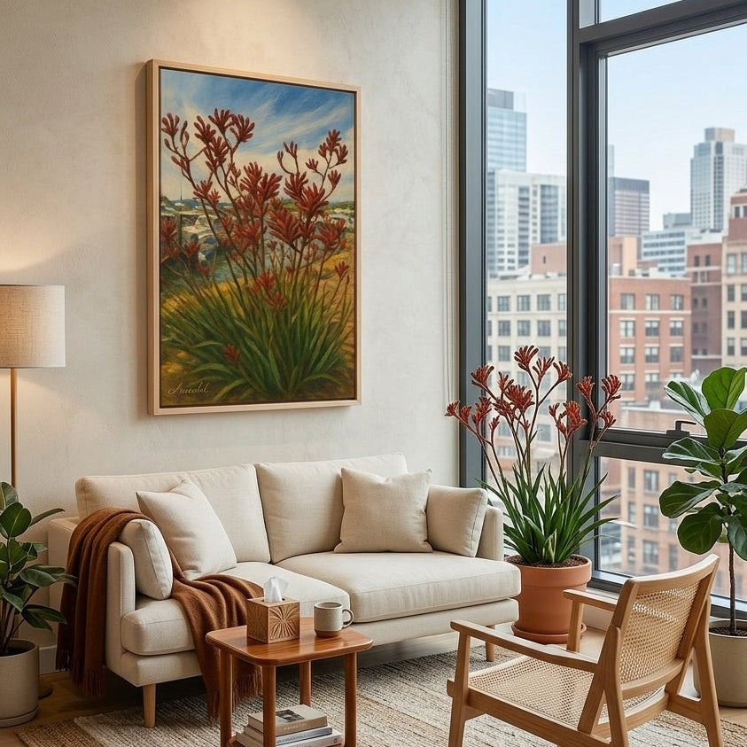 Kangaroo Paw – Coastal Botanical Wall Art