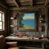 The Far Shore – Calming Coastal Landscape Wall Art